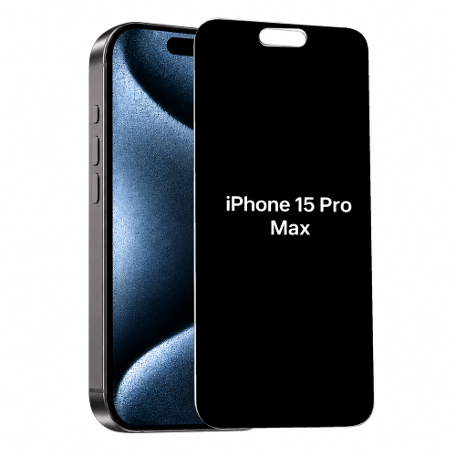 iPhone 15 Pro Max Privacy-skjermbeskytter | Gratis montering i butikk