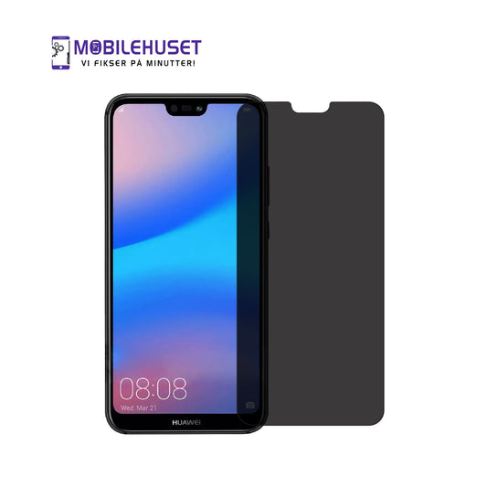 Huawei P20 Lite Privacy Filter Skjermbeskytter – Klar & Sikker