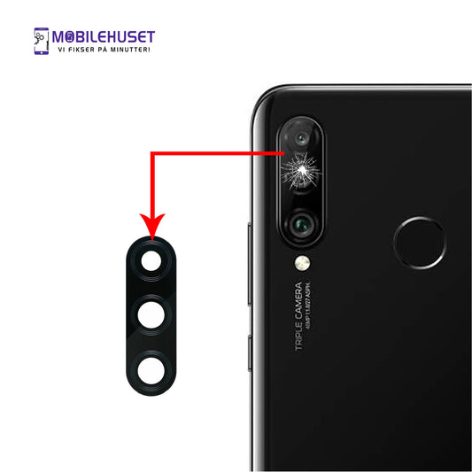 Huawei P30 Lite (MAR-LX1M) Kameraglassbytte i Oslo | Profesjonell reparasjon av kameraglass | MobileHuset