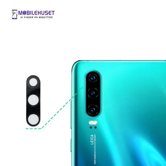 Huawei P30 (ELE-L29) Reparasjon av Bakre Kameralinse i Oslo | Profesjonell Mobilreparasjon