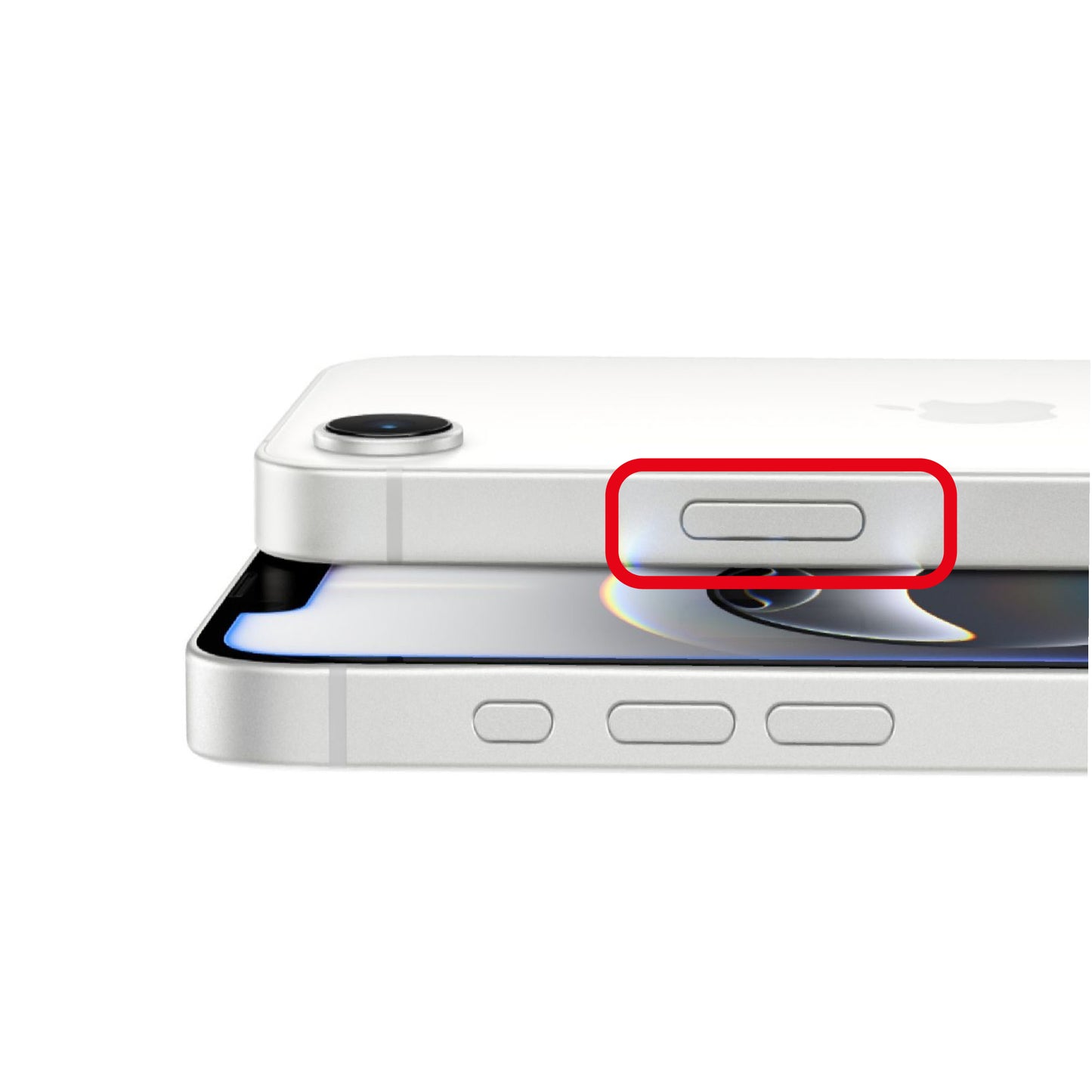 Reparasjon og utskifting av iPhone 16E_Av/på-knapp