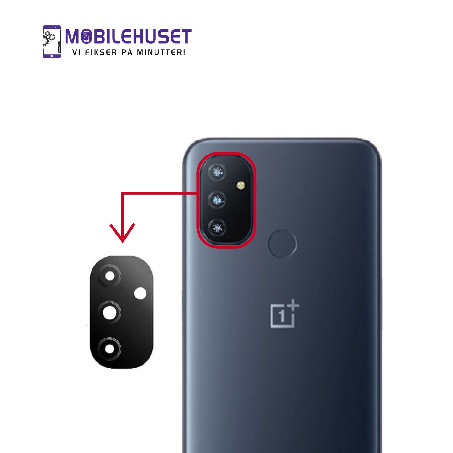 OnePlus Nord N100 Kamera Reparasjon | Profesjonell & Rask Service i Oslo