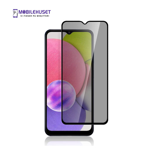 Samsung Galaxy A03s Privacy Glassbeskytter | Anti-Spy HD Skjermbeskyttelse
