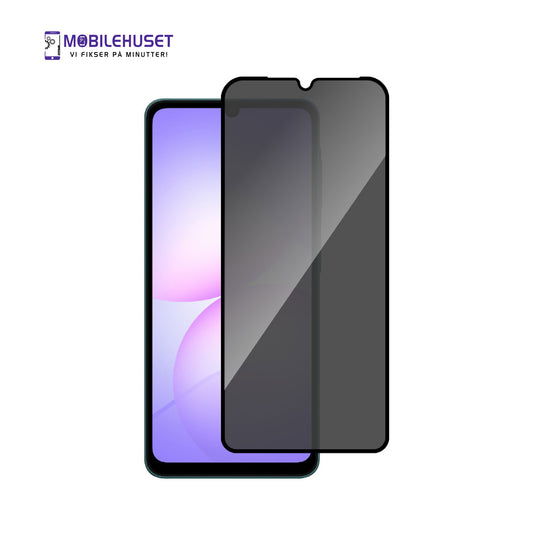 Samsung Galaxy A07 Privacy Glassbeskytter | Anti-Spy Skjermbeskyttelse