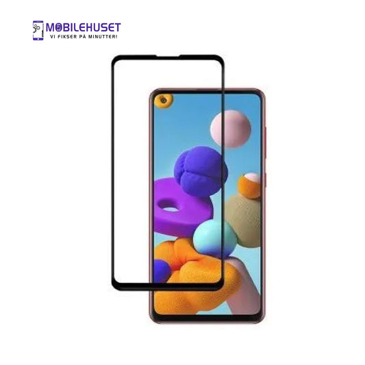 Samsung Galaxy A21s Skjermbeskyttelse | Ultraklar Herdet Glassbeskytter