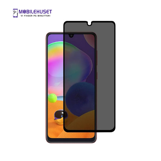 Samsung Galaxy A31 Personvern Skjermbeskytter – Anti Spy 9H Glass