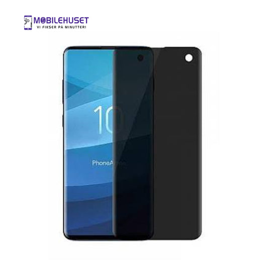Samsung Galaxy S10 Privacy skjermbeskytter | Premium Anti-Spy 9H Herdet Glass | MobileHuset