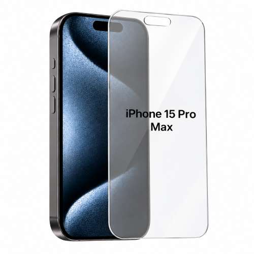 iPhone 15 Pro Max Glass Skjermbeskytter | Gratis Montering i Butikk