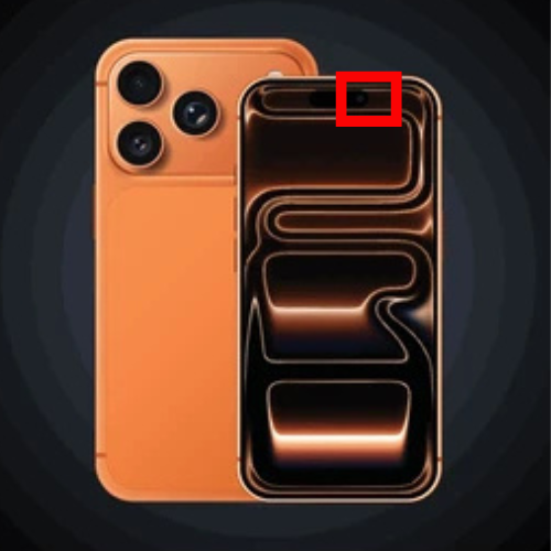 Utskifting og reparasjon av frontkamera på iPhone 17 Pro Max