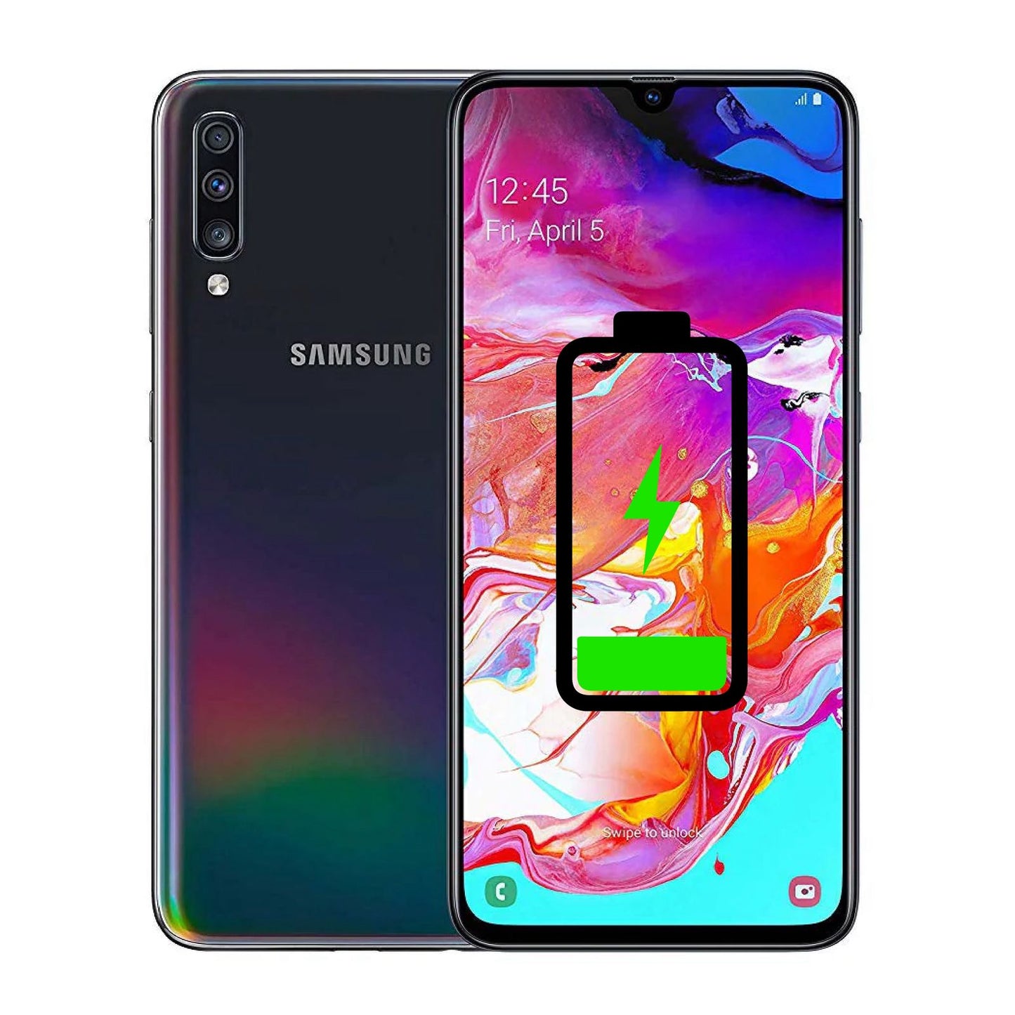 Samsung Galaxy A70 Batteri Utskifting – Reparasjon