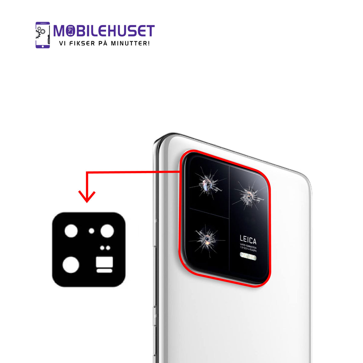 Xiaomi 13 Pro Kamerareparasjon Oslo | Kameramodul og Linsebytte