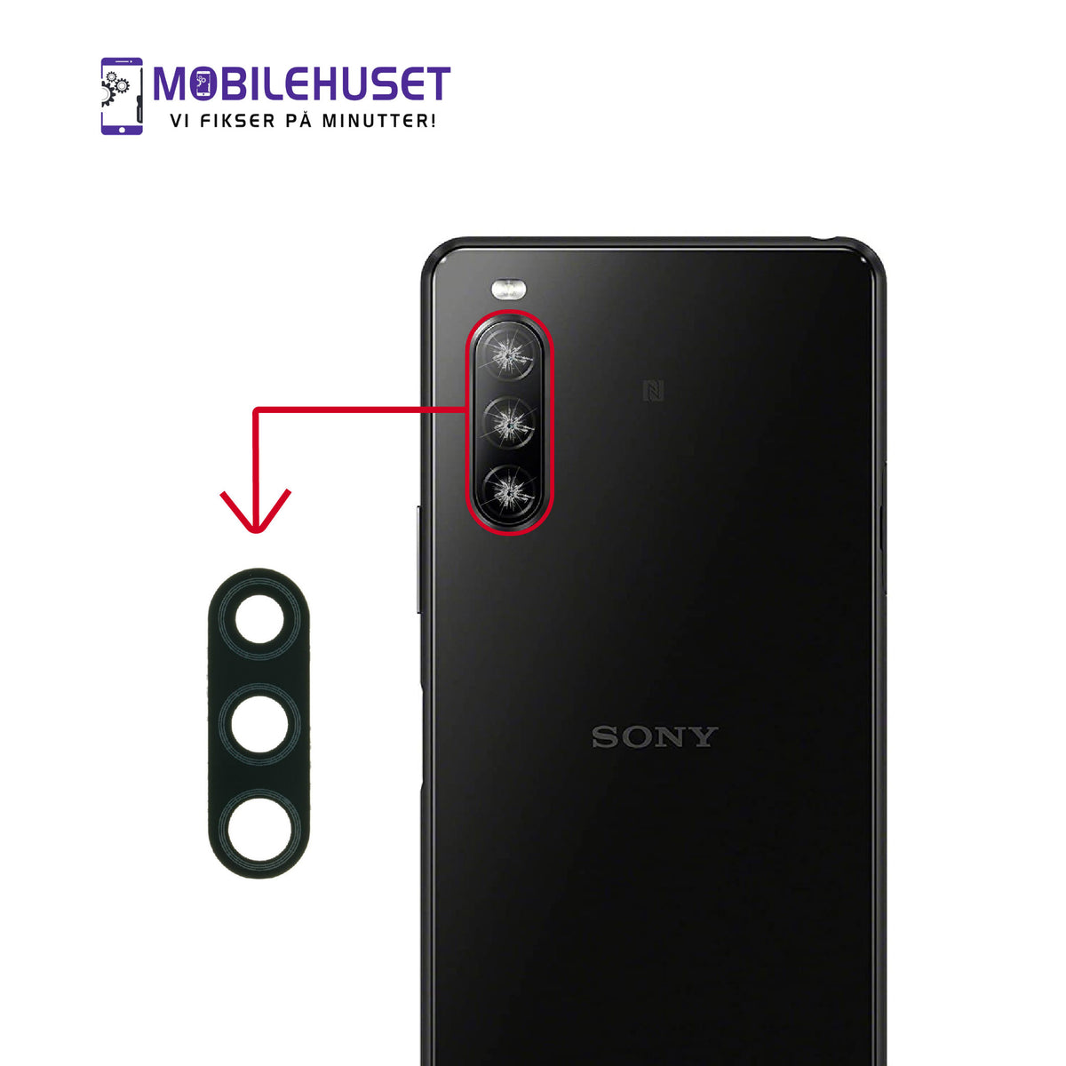 Sony Xperia 10 II Kamerabytte Oslo | Fast Day Reparasjon
