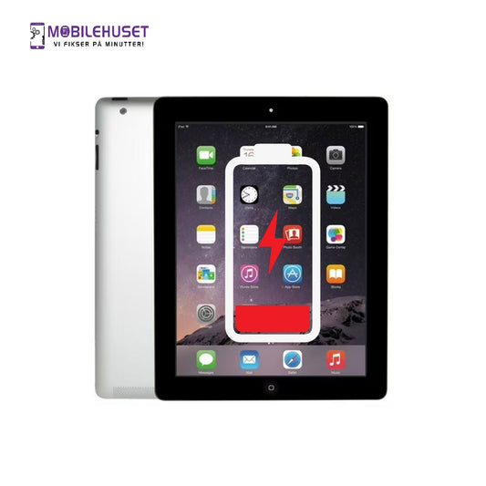 iPad 9.7" (4th Gen 2012) Batteribytte & Reparasjon