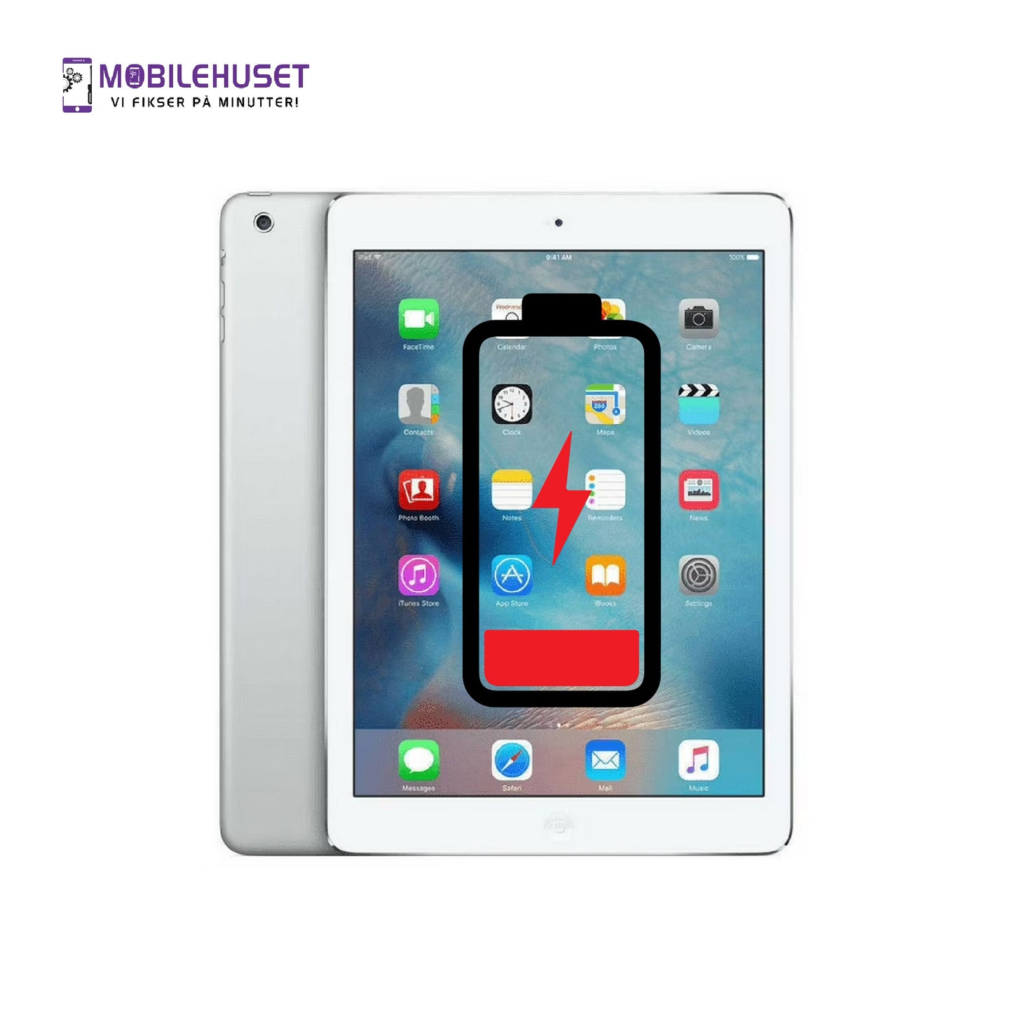 iPad Mini 7.9" (1st Gen 2012) Batteribytte & Reparasjon