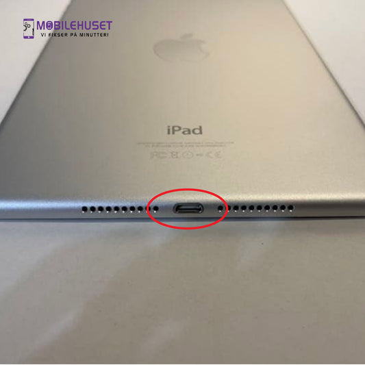 iPad Mini 7.9" (2nd Gen 2013) Ladekontakt (Charging Port) Reparasjon