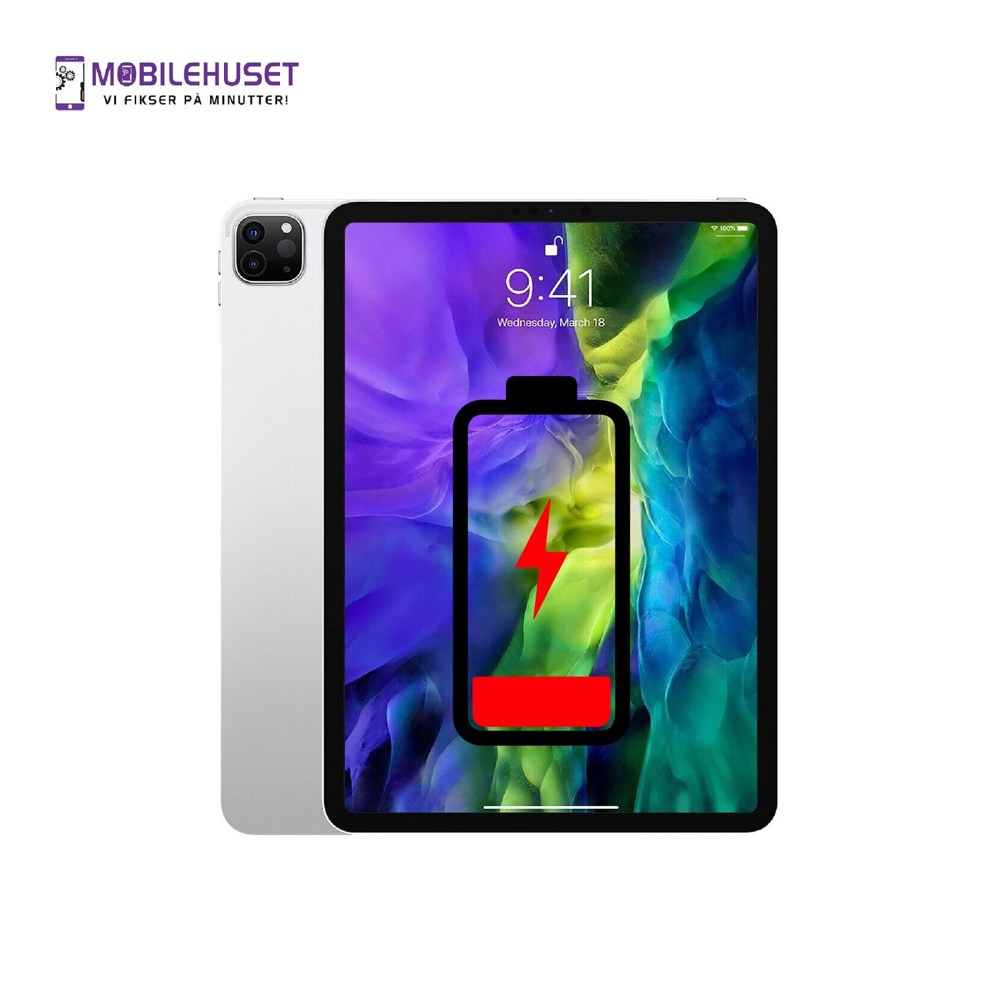 iPad Pro 11" 2nd Gen 2020 Batteri Reparasjon – Bytte og Utskifting