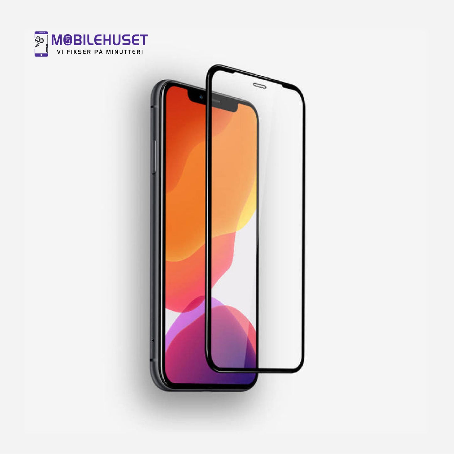 iPhone 11 Herdet Glass Skjermbeskytter – Sterk Beskyttelse med Krystallklar Visning