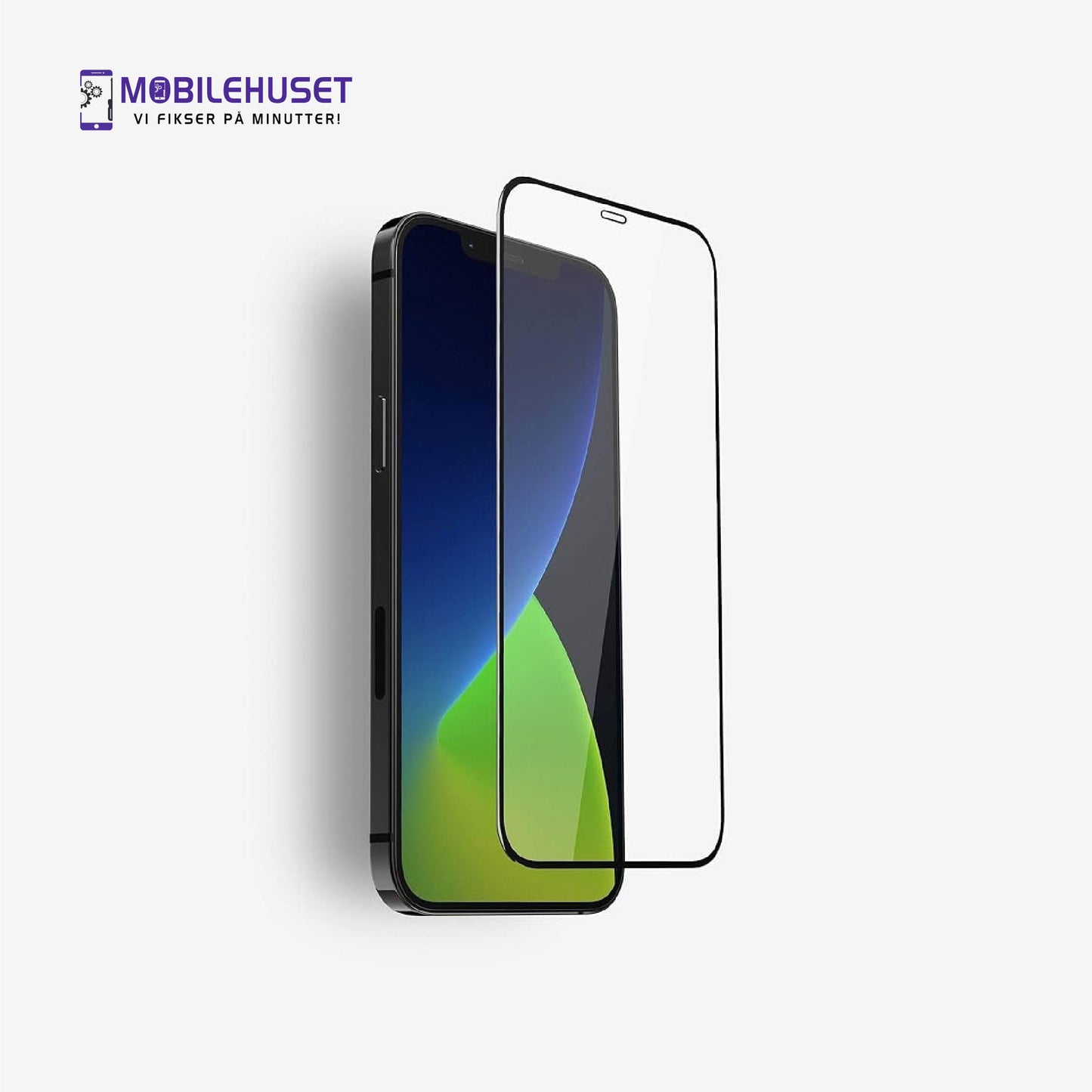 Premium Herdet Glass Skjermbeskytter for iPhone 12 Pro Max – 9H Ripebestandig Beskyttelse med HD-Klar Visning