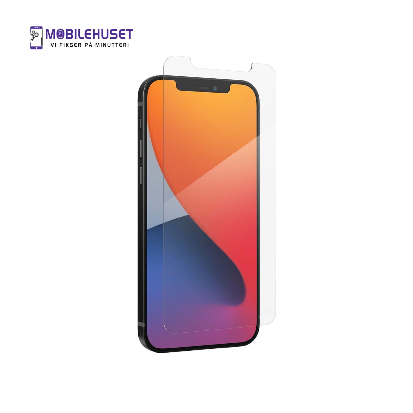 iPhone 12 Pro Herdet Glass Skjermbeskytter – Premium 9H Ripebestandig Skjermbeskyttelse med HD-Klar Visning