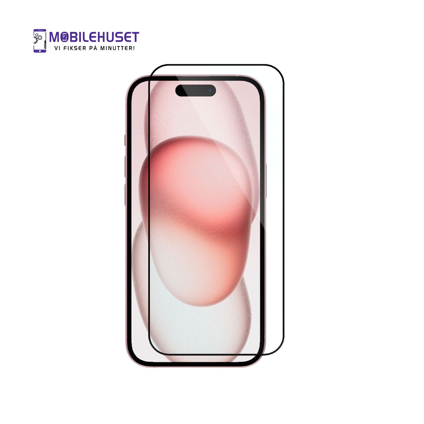 iPhone 15 Plus Herdet Glass Skjermbeskytter – Ultraklar HD Skjermbeskyttelse