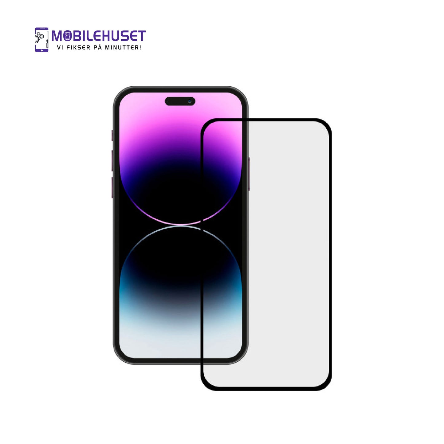 iPhone 15 Pro Max Herdet Glass Skjermbeskytter – Krystallklar HD Skjermbeskyttelse