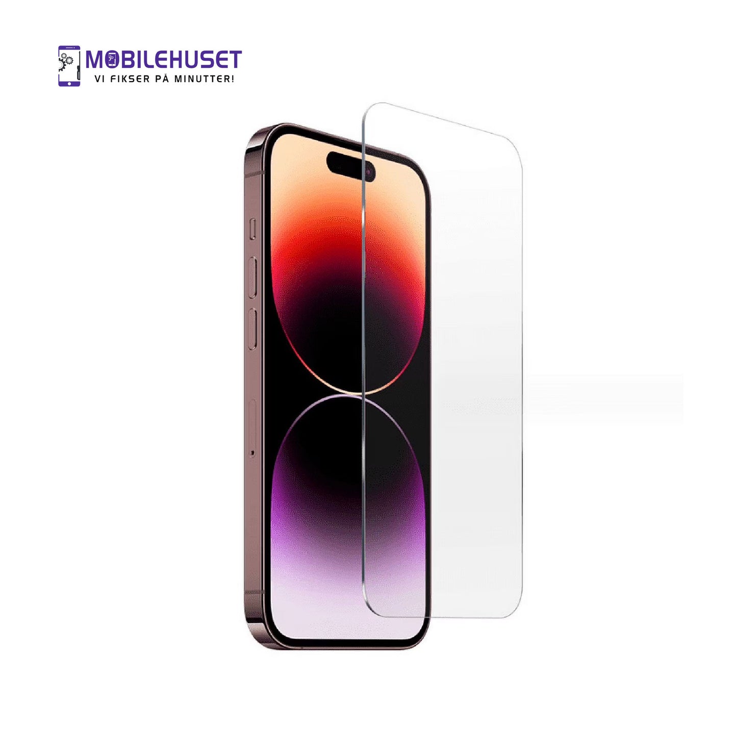 iPhone 15 Herdet Glass Skjermbeskytter – Krystallklar 9H Beskyttelse