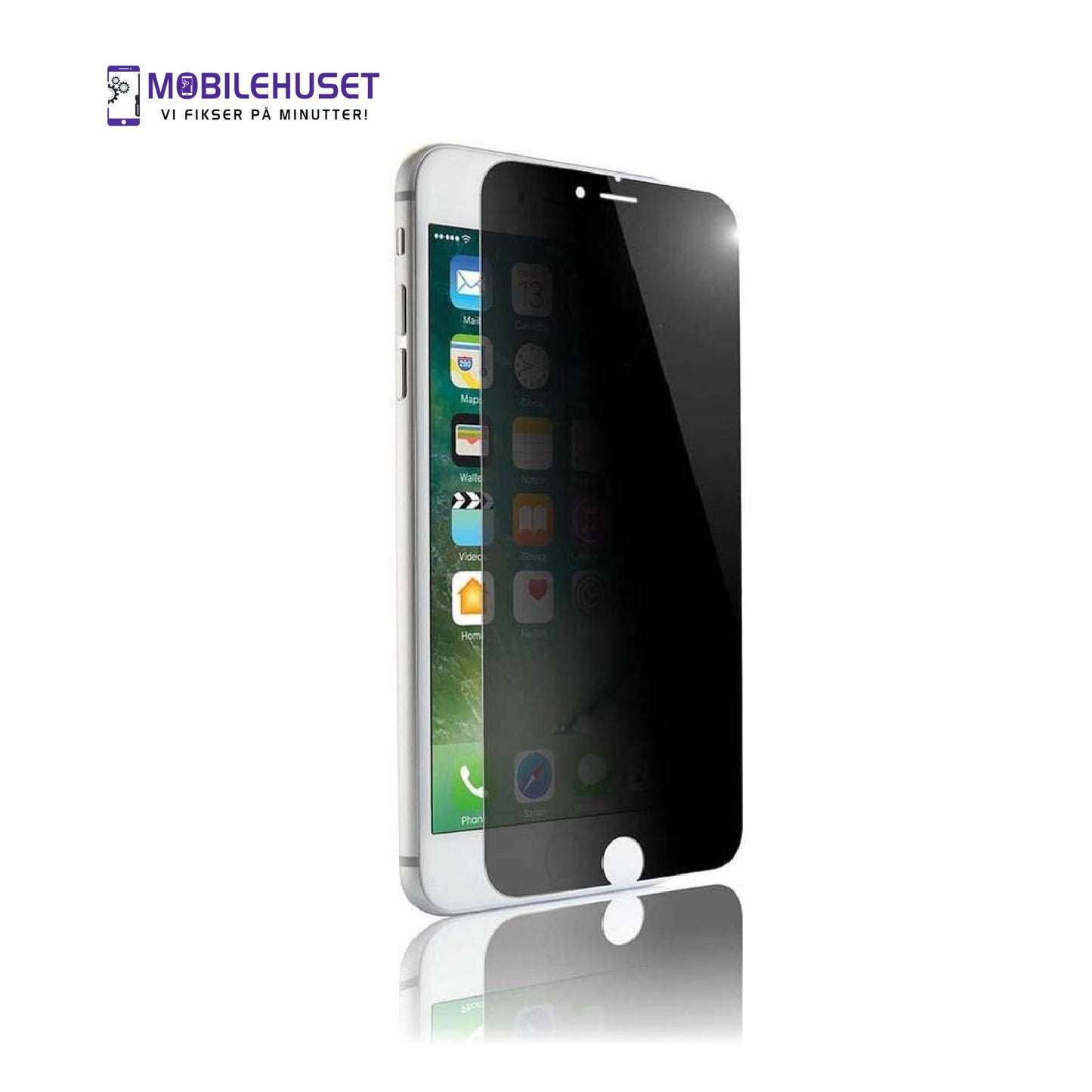 iPhone 7 Plus Personvern Herdet Glass Skjermbeskytter – Privat Visning og Effektiv Beskyttelse