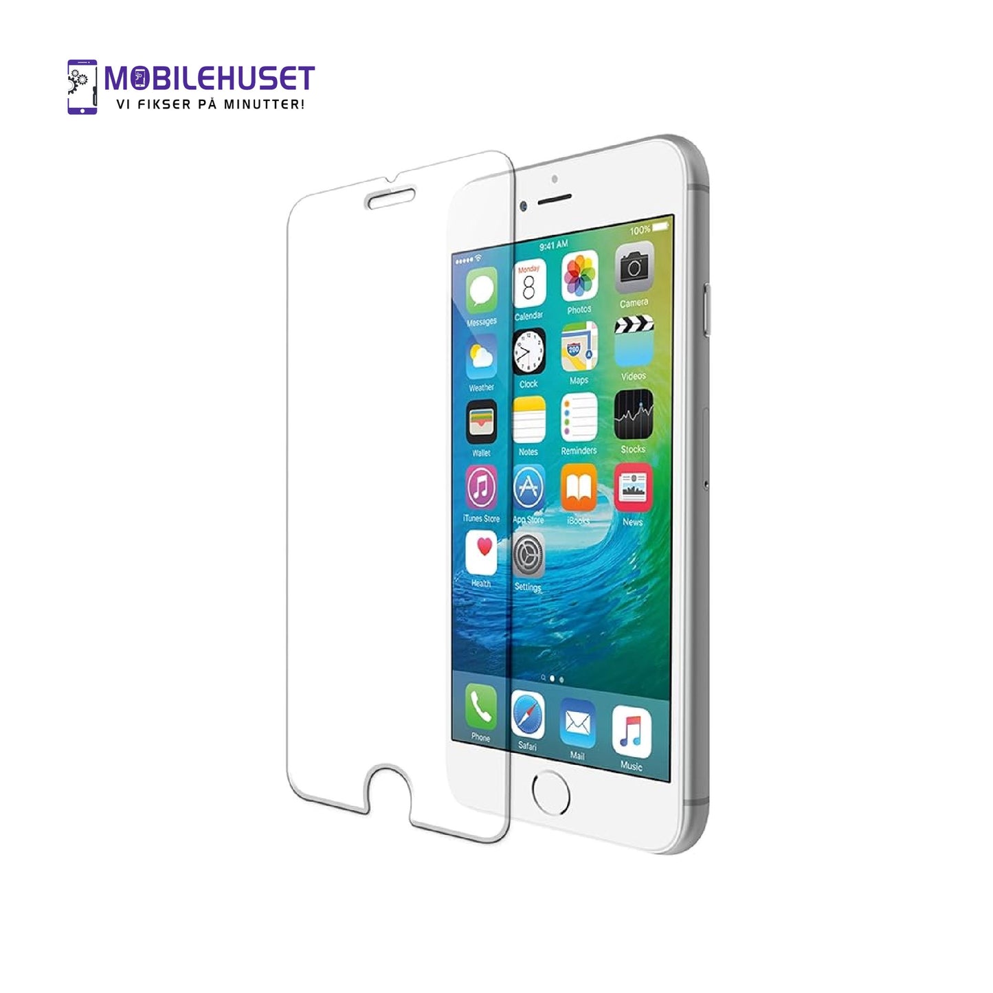 iPhone 7 Plus Herdet Glass Skjermbeskytter – Daglig Beskyttelse med Optimal Skjermklarhet