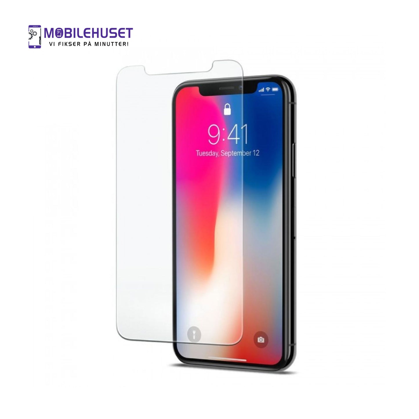 iPhone XS Herdet Glass Skjermbeskytter – Krystallklar Beskyttelse for Daglig Bruk