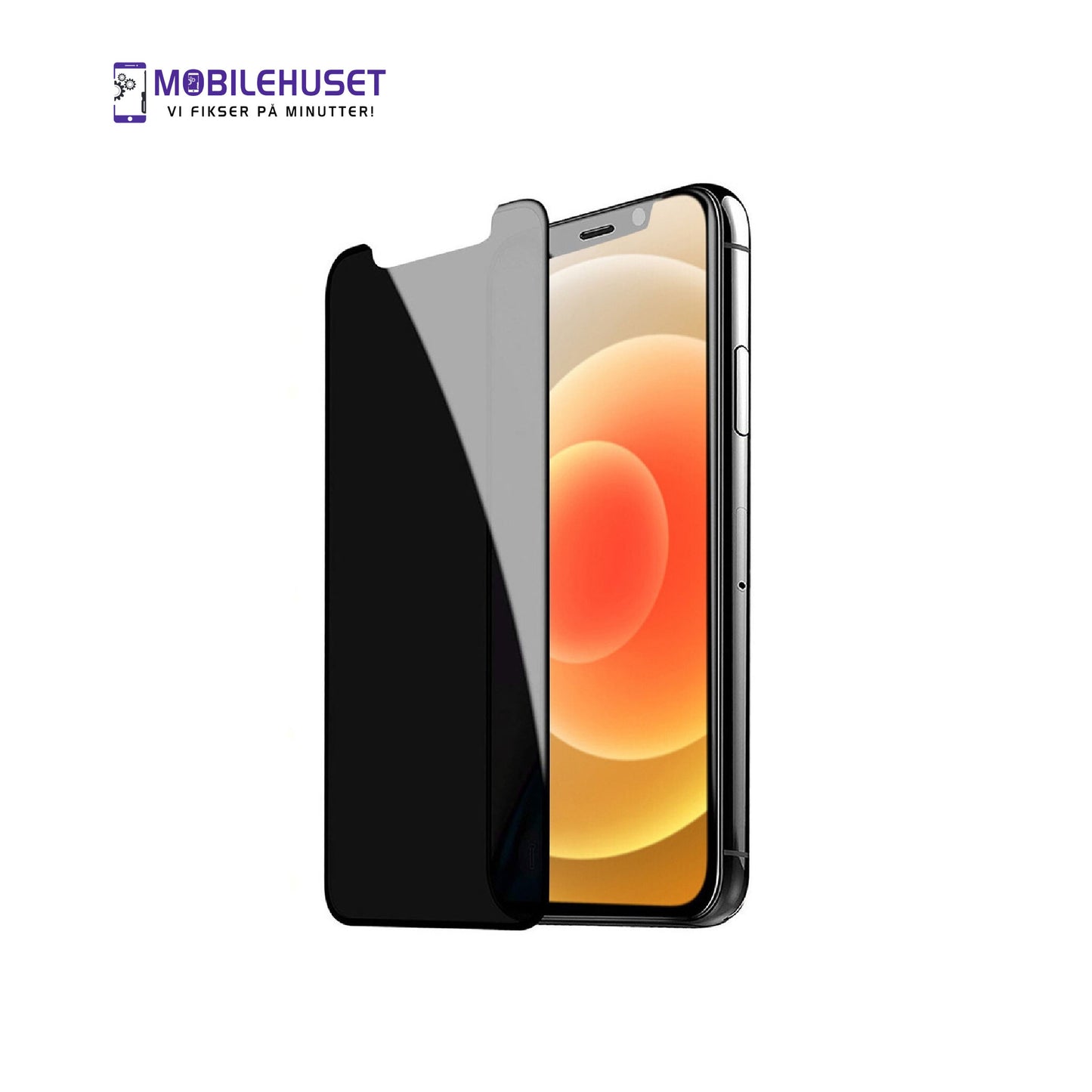 iPhone 13 Pro Personvern Herdet Glass Skjermbeskytter – Anti-Spion 9H Skjermbeskyttelse