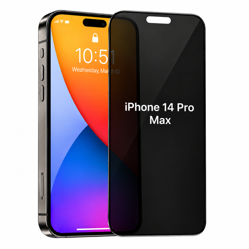 iPhone 14 Pro Max Privacy-skjermbeskytter | Gratis montering i butikkene