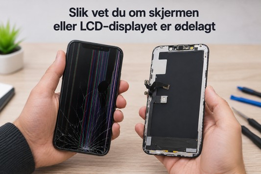Slik vet du om skjermen eller LCD-displayet er ødelagt
