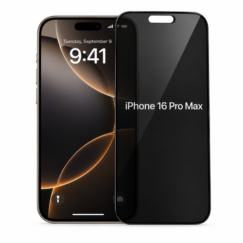 iPhone 16 Privacy-skjermbeskytter | Gratis montering i butikk