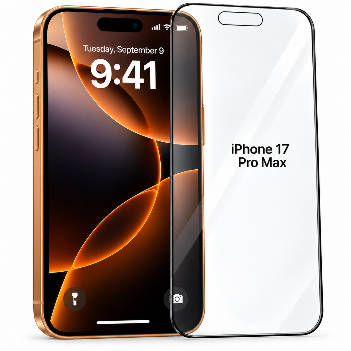 iPhone 17 Pro Max Glasskjermbeskytter | Gratis Montering i Butikk