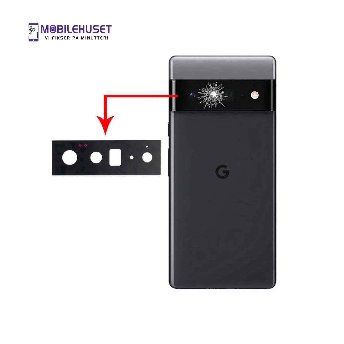 Google Pixel 6 Pro Kameralinse Reparasjon | Kameraglass Bytte & Utskifting | Mobilehuset