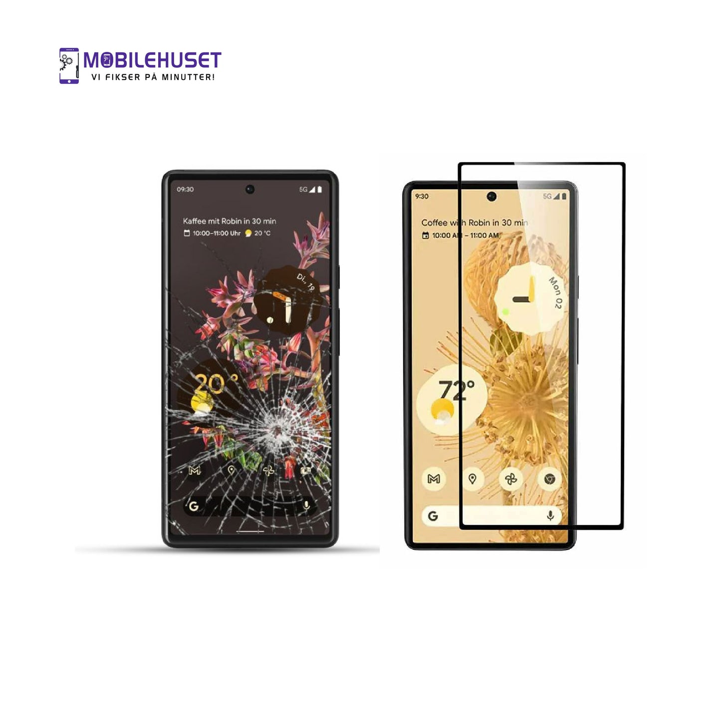 Google Pixel 6 Skjermbytte