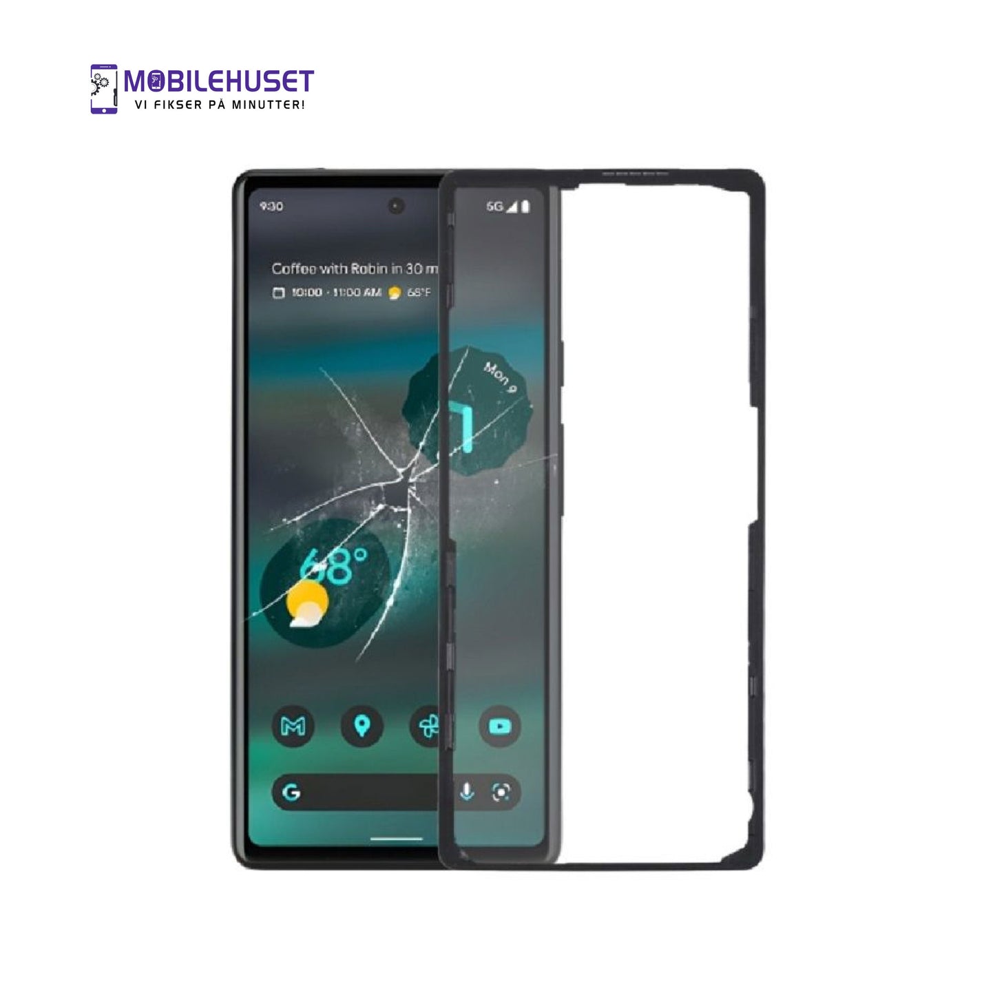Google Pixel 6a Skjermbytte