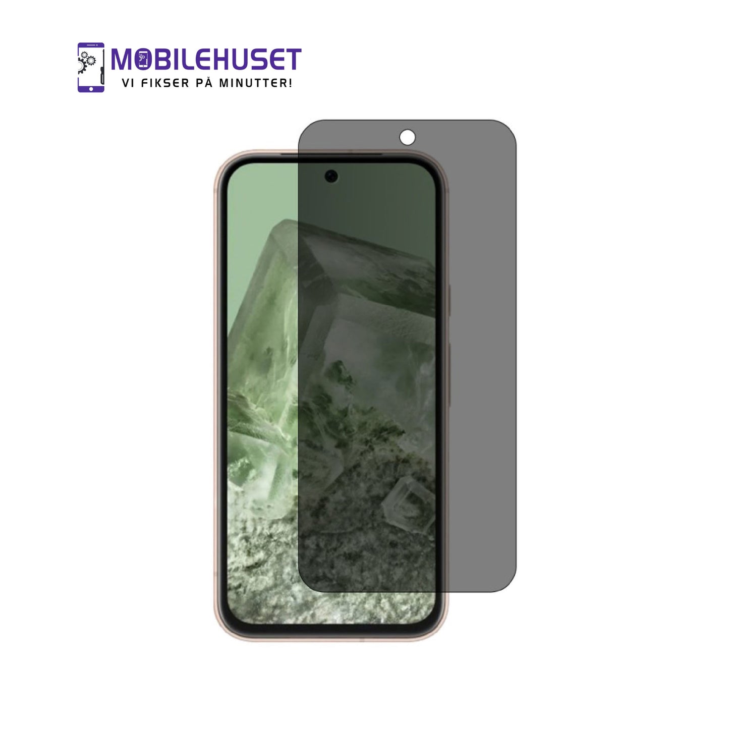 Google Pixel 8 Privacy Skjermbeskytter – Same Day Montering | MobileHuset