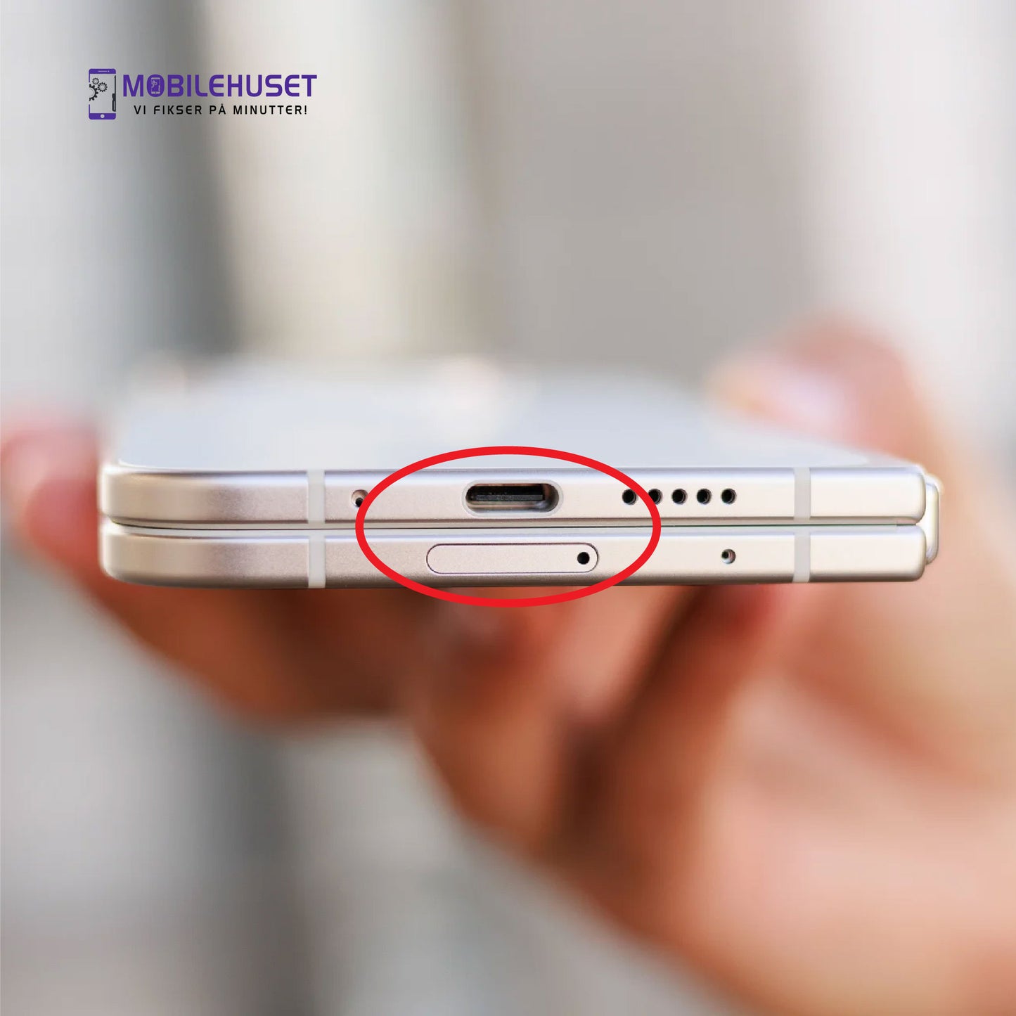 Google Pixel 9 Pro Fold Ladeport Reparasjon