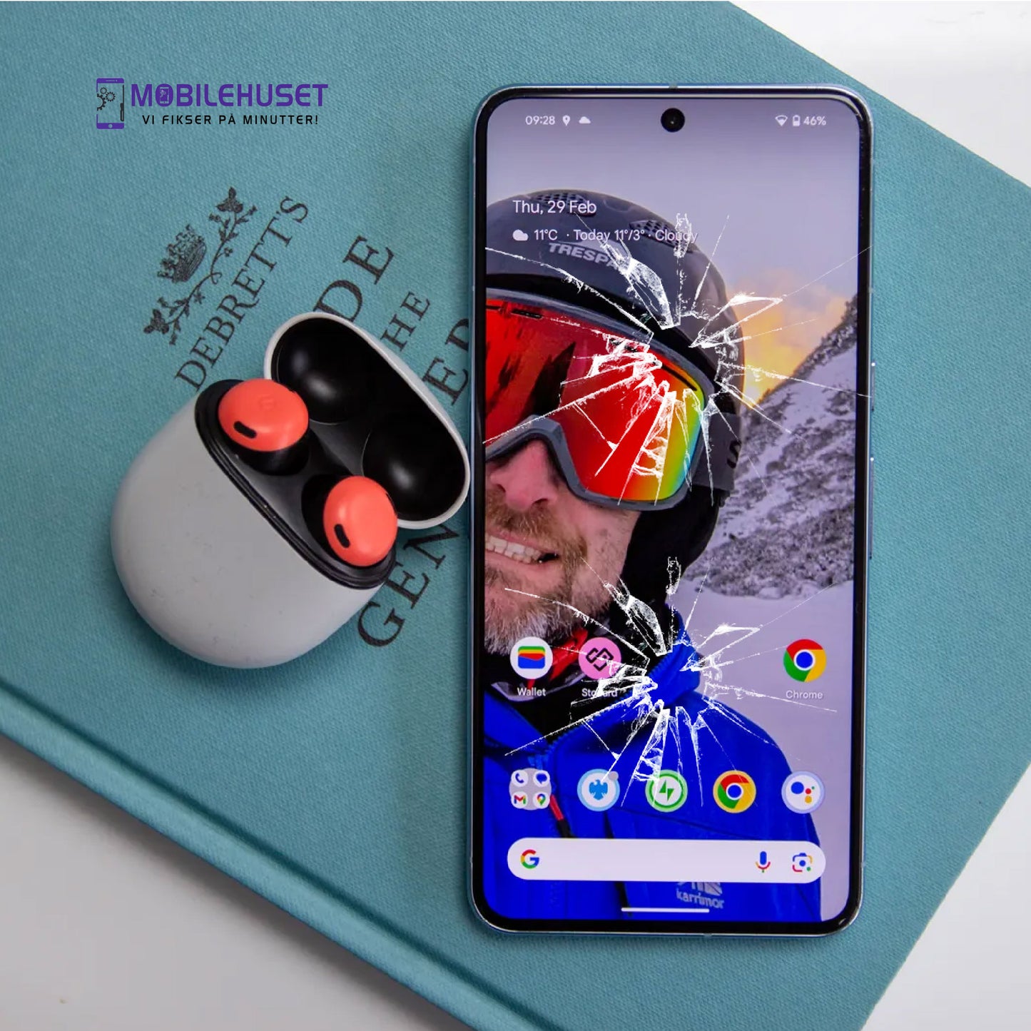 Google Pixel 8 Pro Skjermbytte