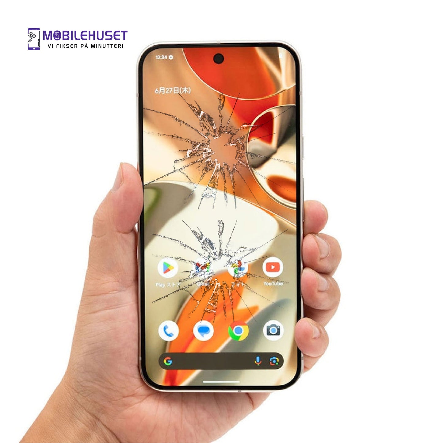 Google Pixel 9 Pro XL Skjermbytte