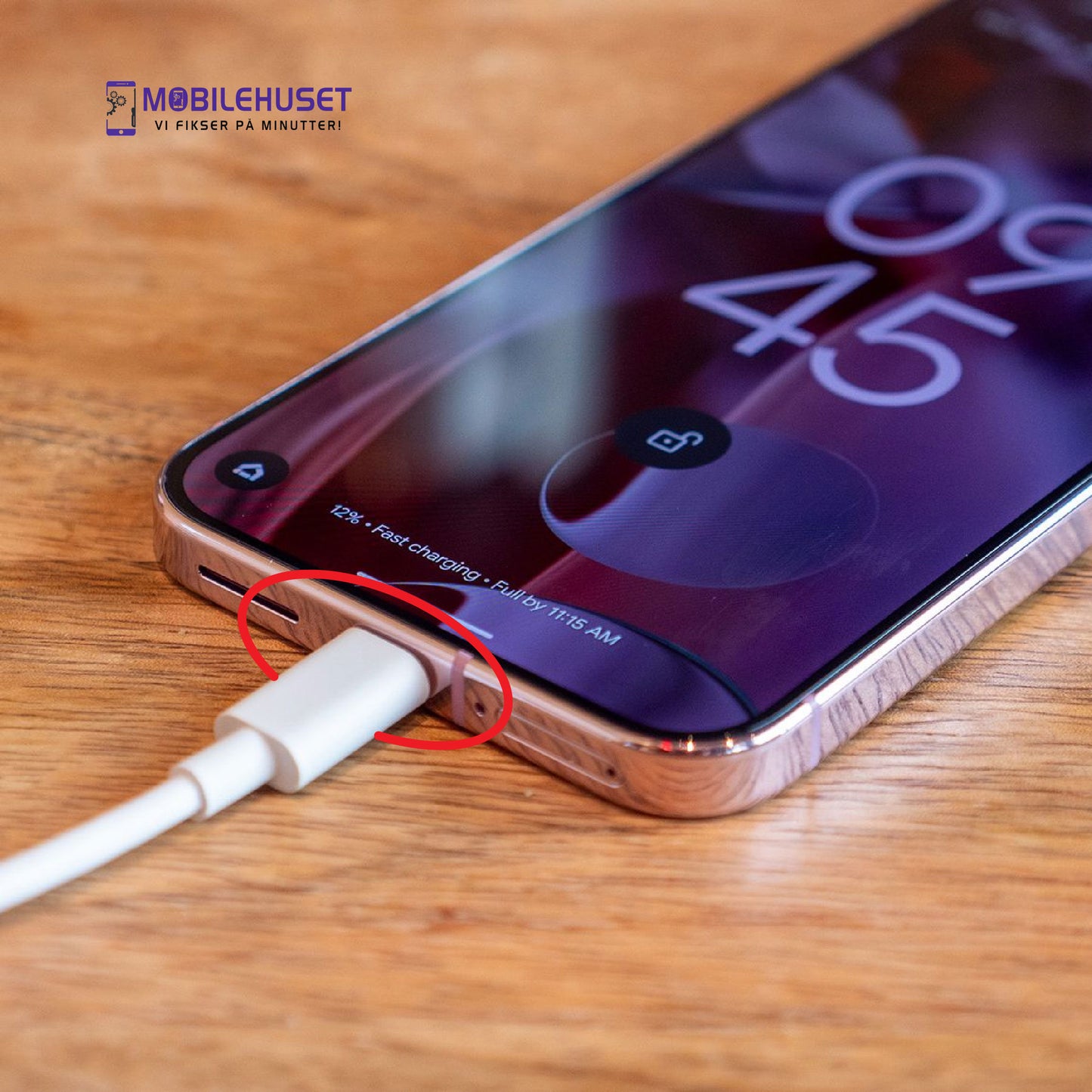 Google Pixel 9 Ladeport Reparasjon