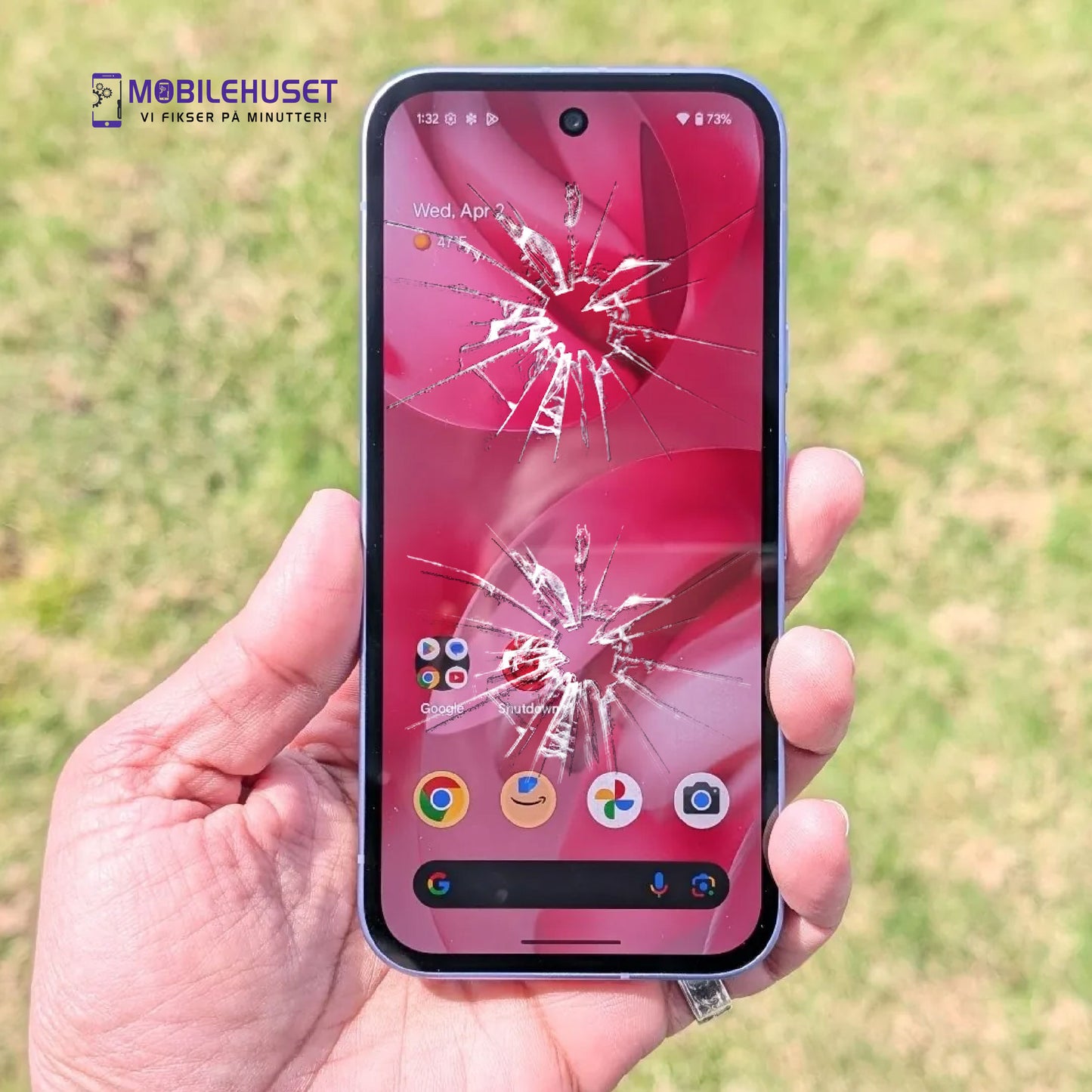 Google Pixel 9 Skjermbytte