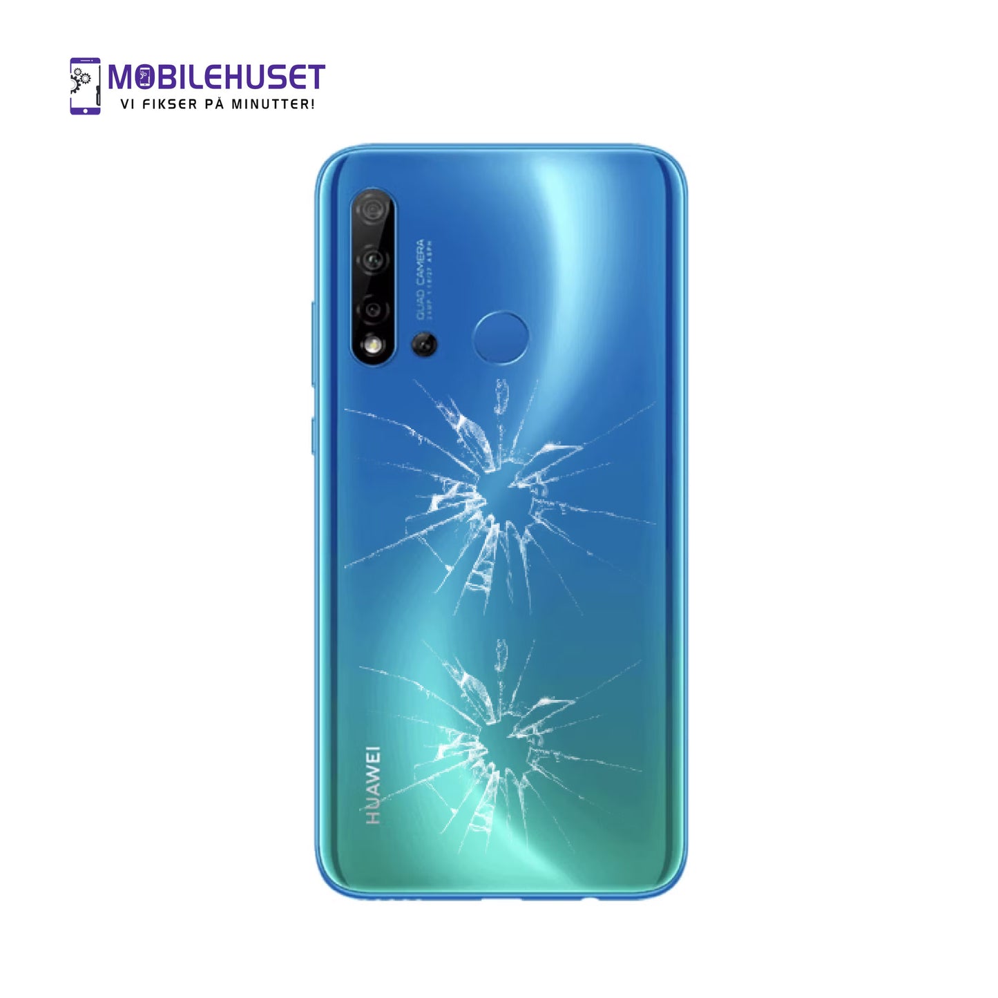 Huawei P20 Lite 2019 Bakglass Reparasjon i Oslo | Profesjonell Bakglass Utskifting