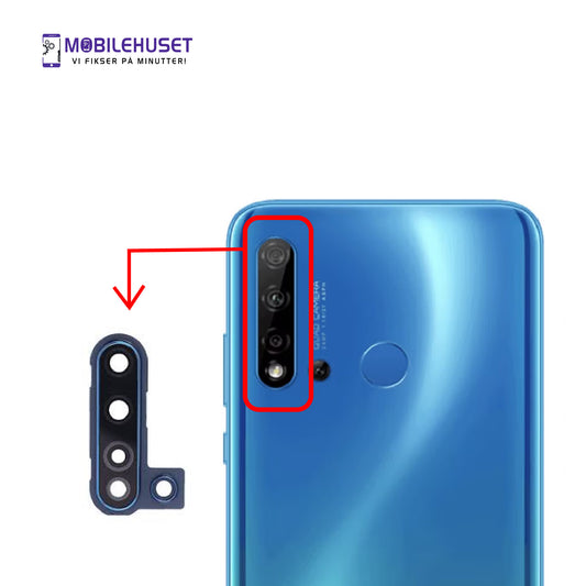 Huawei P20 Lite 2019 (GLK-LX1) Kameralinse Utskifting i Oslo | Bakre Kameraglass Reparasjon | MobileHuset