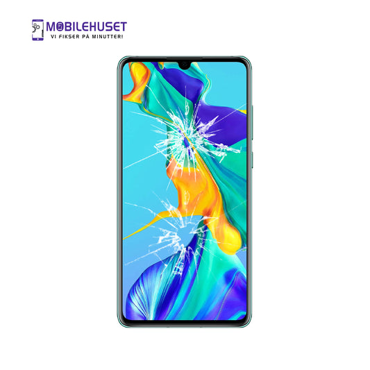 Huawei P30 (ELE-L29) Skjerm Utskifting & Reparasjon i Oslo | Profesjonell Displayreparasjon | MobileHuset