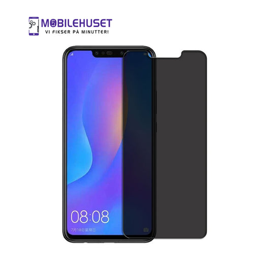 Huawei P Smart+ (INE-LX1) Privacy Glass Protector – Premium Kvalitet