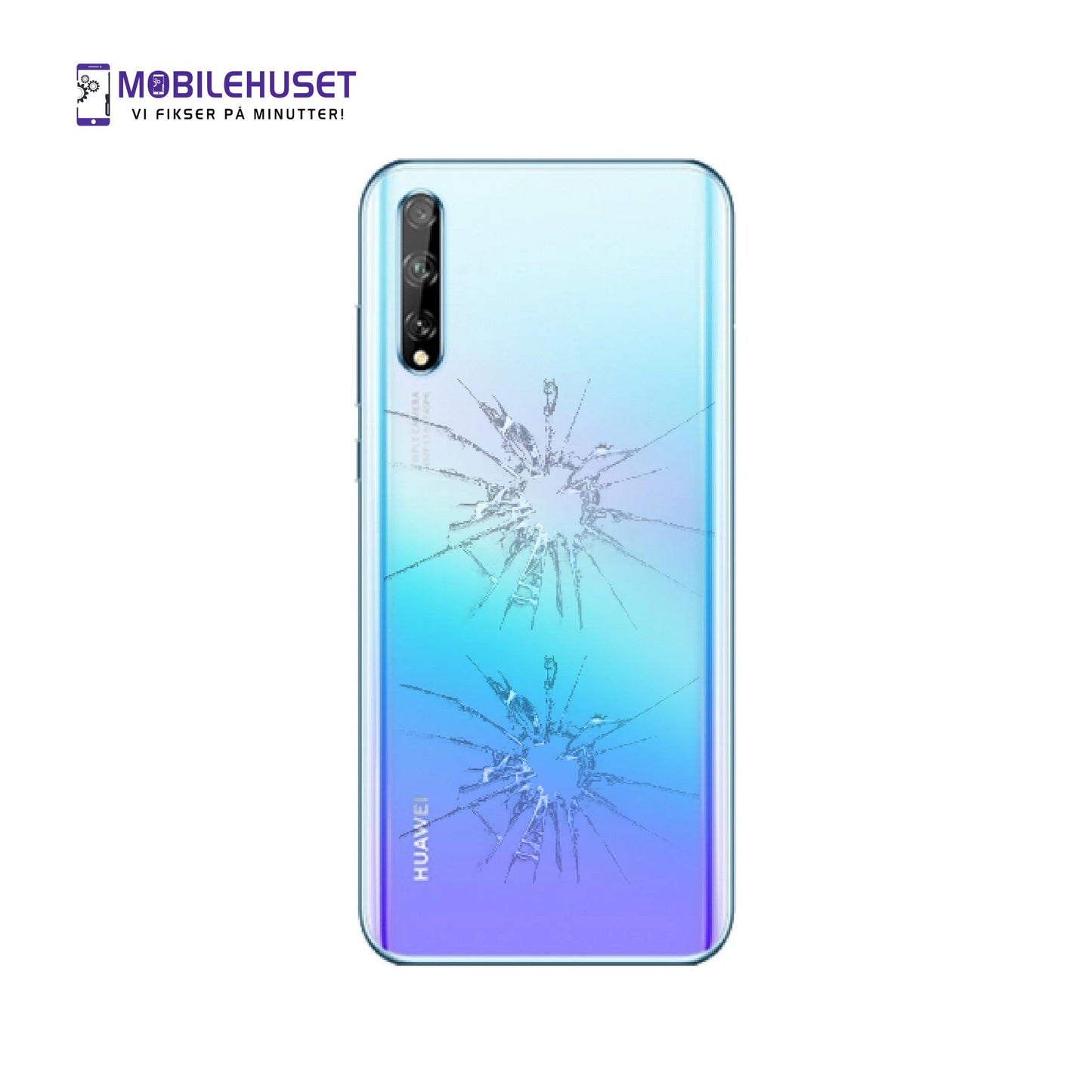 Huawei Smart S-Y8p (AQM-LX1) Bytte av Bakglass | Rask Reparasjon med Service Samme Dag