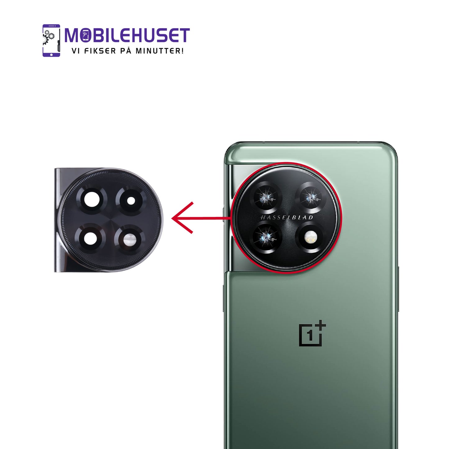 OnePlus 11 Kamerareparasjon – Profesjonell & Samme Dags Service