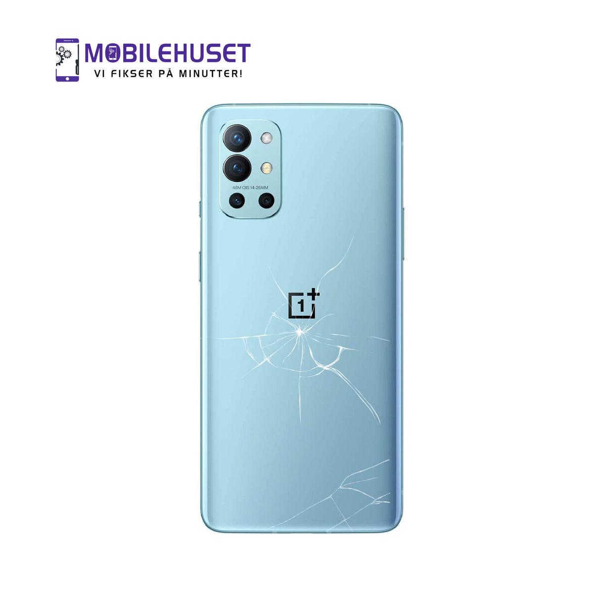 OnePlus 9R (LE2101) Bakdeksel – Profesjonelt Bytte, Nytt Utseende & Rask Service